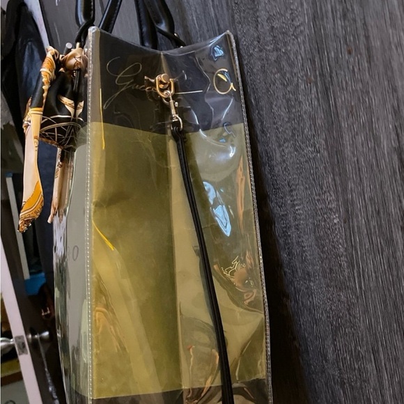 Gucci Black Transparent Tote Shopping Bag - Picture 2 of 8